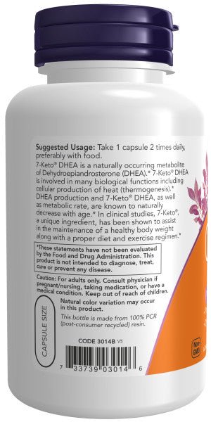 7-Keto® DHEA 100 mg - Metabolism Support - Korvel
