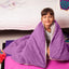 Cozy 7 Lbs Weighted Blanket for Kids with Soft Removable Cover - 41" x 60" - Korvel