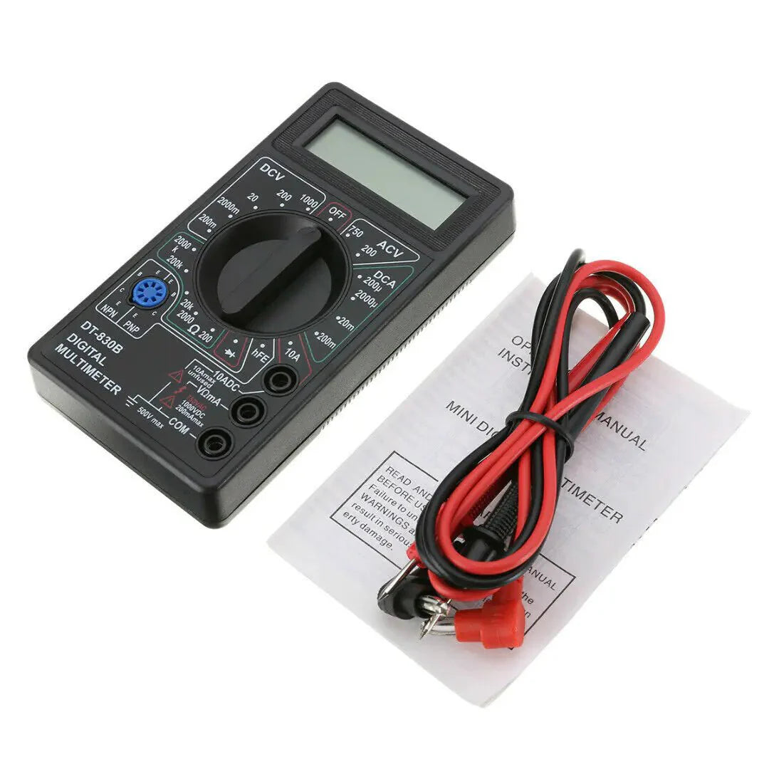 7 Function Digital Multimeter for AC/DC Voltage and Current Measurement