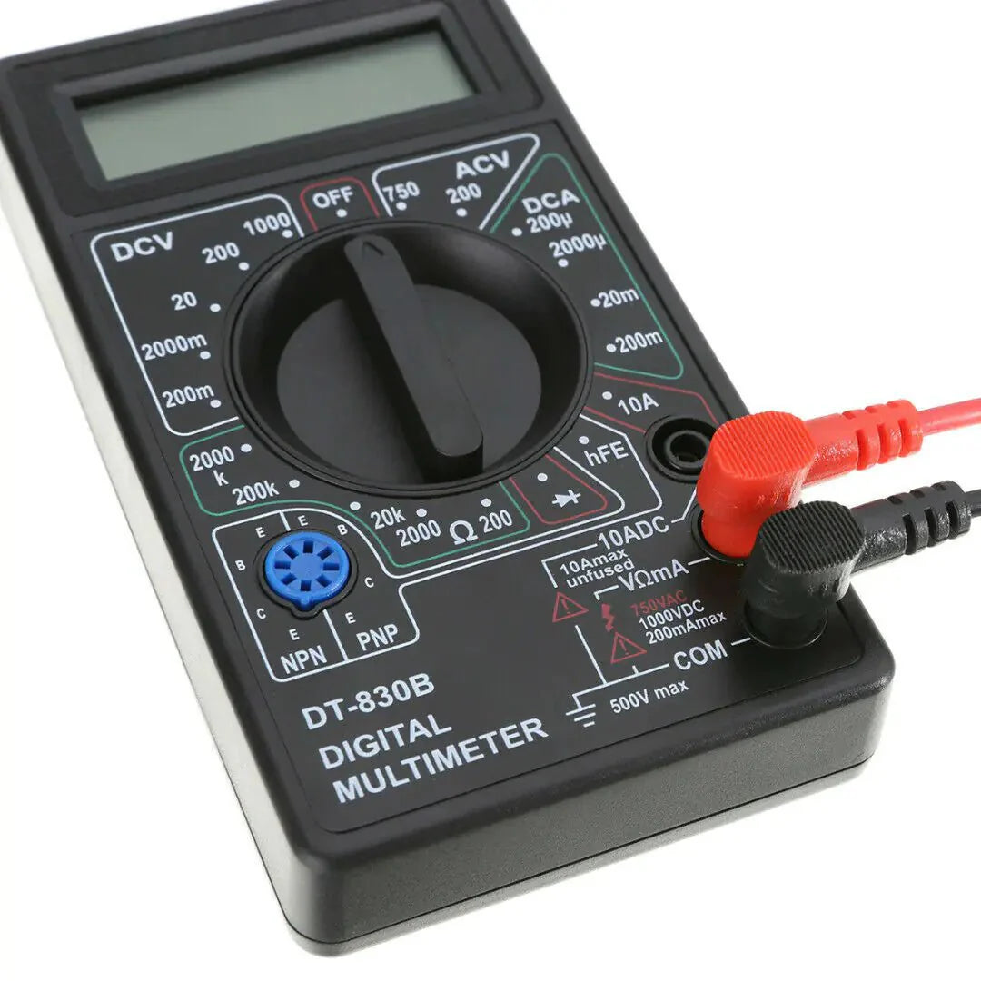 7 Function Digital Multimeter for AC/DC Voltage and Current Measurement