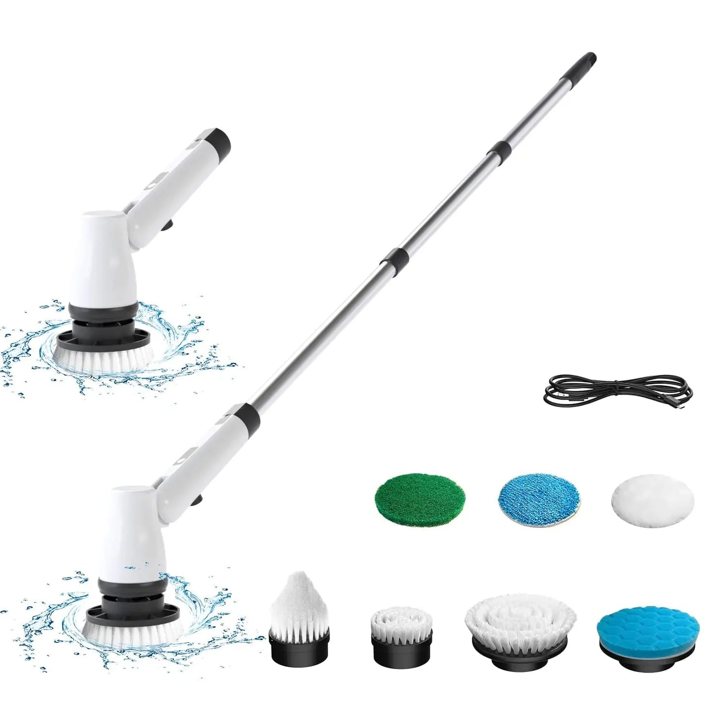 Brosse de Nettoyage Électrique Réglable 7 en 1