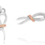 Boucles d'oreilles pendantes en argent sterling .925 plaqué or 10K à deux tons