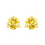 14K White Gold 3-Prong Martini Set Yellow Lab Grown Diamond Stud Earrings