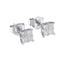 Boucles d'oreilles en diamant en or blanc 10k - 0,60 cttw