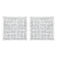 Boucles d'oreilles en diamant taille princesse de 2 carats en or blanc 10K