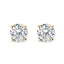 Boucles d'oreilles en diamant solitaire lab grown en or blanc 14K 3.0 Cttw