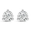 Boucles d'oreilles à clou en diamant cultivé en laboratoire de 2,0 carats en or blanc 14K