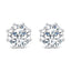 14K White Gold Lab-Grown Diamond Hidden Halo Stud Earrings