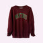 MARTINIS Sweatshirt with Customizable Cuff