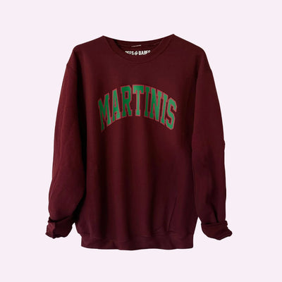 MARTINIS Sweatshirt with Customizable Cuff