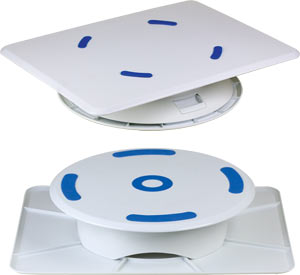 Two-Sided Decorating Turntable for Cakes