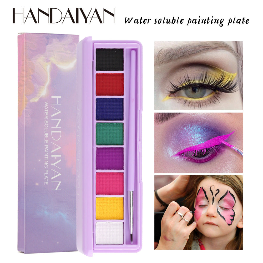 HANDAIYAN Pintura Corporal y Delineador Soluble en Agua - Brillo Ultravioletas