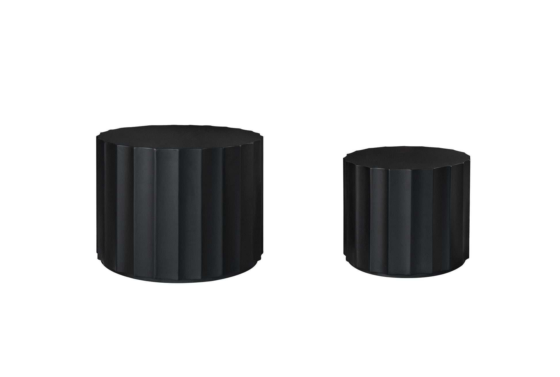 Coffee Table Set of 2, Round Coffee Table ,Nesting Coffet Table,End table,Circle Sidetable for Living room ,Bedroom - Korvel