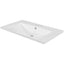 30" Single Bathroom Vanity Top with White Basin  3-Faucet Holes  Ceramic White - Korvel