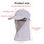 1pc Summer Baseball Cap with Detachable 360° Neck Sun Flap. For men, hiking, fishing, outdoor. - Korvel