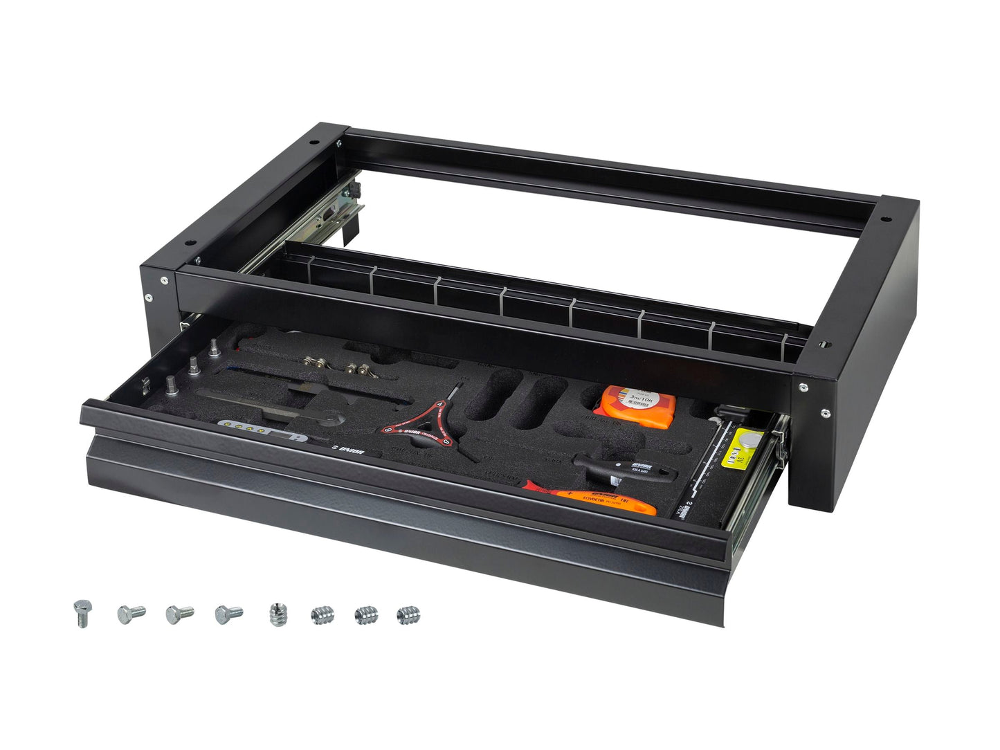 Unior Check In Drawer Black Tool Organizer