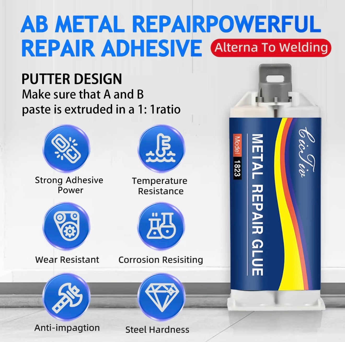 LiquidForge Metal Repair Glue - High-Performance Adhesive