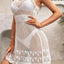 Openwork Spaghetti Strap Cover-Up Dress - Korvel
