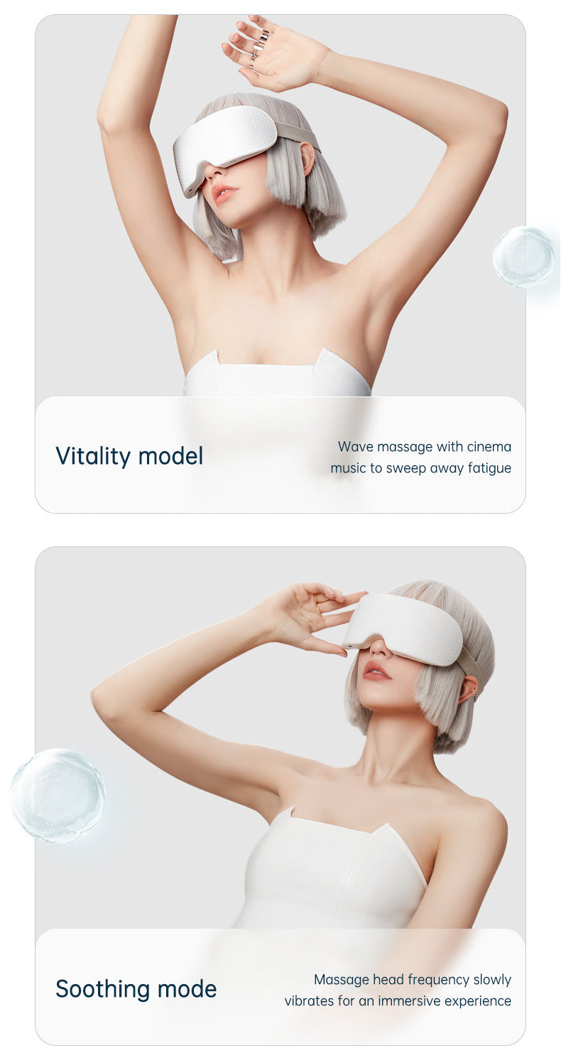 New Arrival Dry Eye Massage And Heating Steam Eye Massage Equipment Vibration Electric Eye Steam Massager - Korvel
