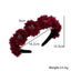 Fashionable fabric flower stamen flower hair hoop for women - Korvel