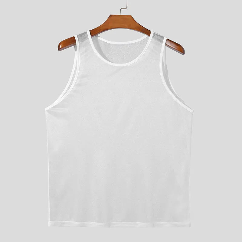Débardeur à col rond grande taille pour hommes