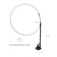 Suction cup cat toy stick that can be attached and held with steel wire multi head interchangeable cat toy and pet supplies - Korvel