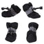 New 4pcs Pet Dog Shoes Anti-slip Rain Snow Boot Thick Warm For  Small Cats Dogs Puppy Dog Socks Booties - Korvel