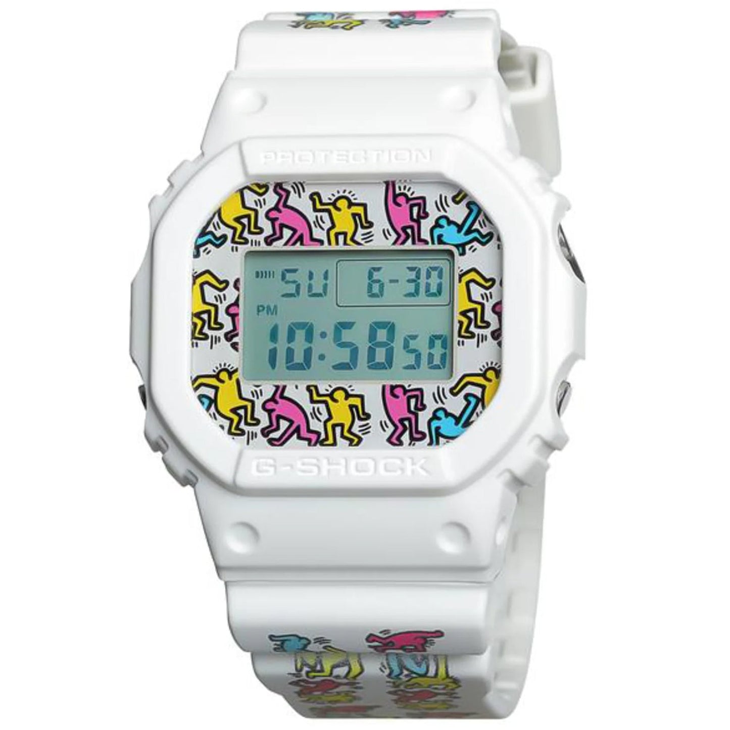 Casio Men's G-Shock x Keith Haring Series DW-5600 Watch