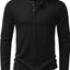 Men's Button Detail Long Sleeve T-Shirt