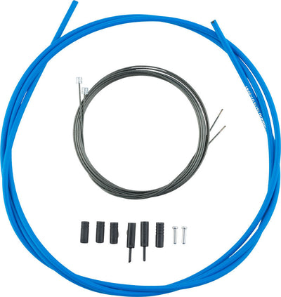 Shimano Road Optislick Derailleur Cable and Housing Set - Blue