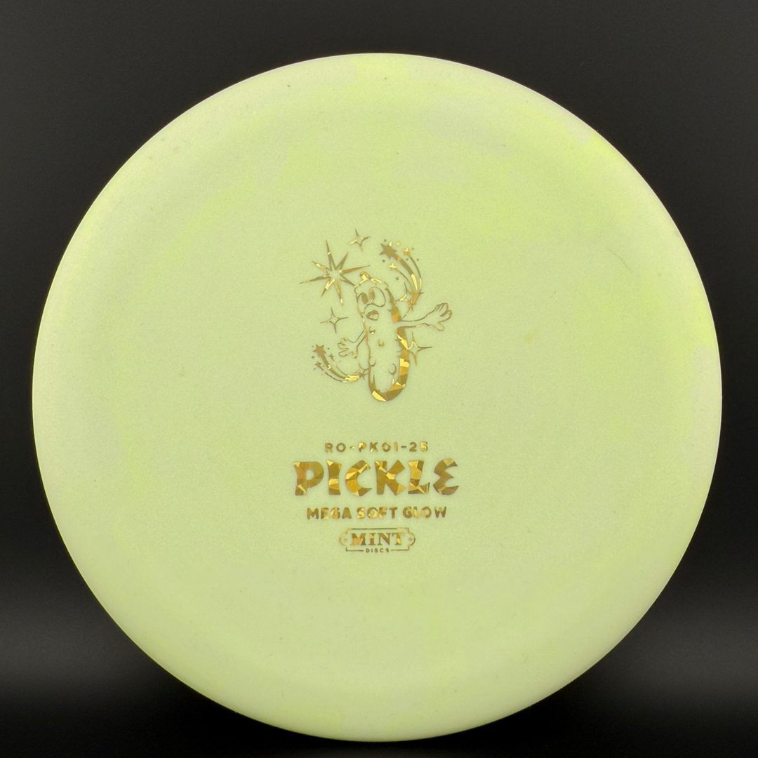Mega Soft Glow Royal Pickle - First Run Disc Golf Disc