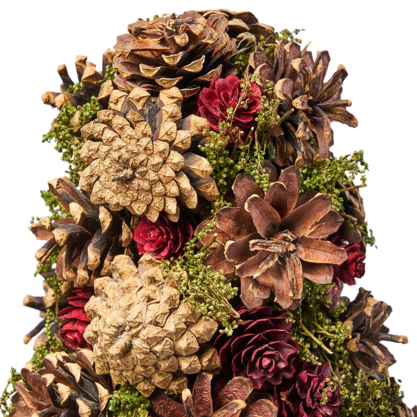 Elegant Pine Cone Table Top Tree