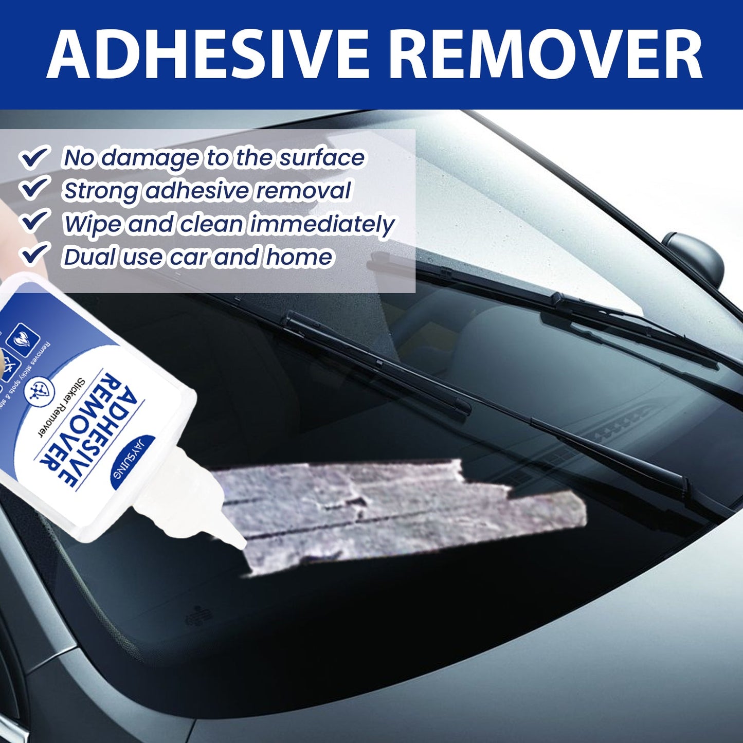 Adhesive Remover, Auto Multi-Functional Adhesive Remover Adhesive Cleaning Decontamination Powerful Remover - Korvel