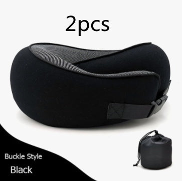 Premium Travel Neck Pillow - U-Shaped Memory Foam Cushion