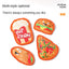 Durable Dog Toy for Chewing, Playing, and Teeth Cleaning - Fun Squeaky Anti-Boredom Design in Hamburger and French Fries Shapes for Small and Medium Dogs - Korvel