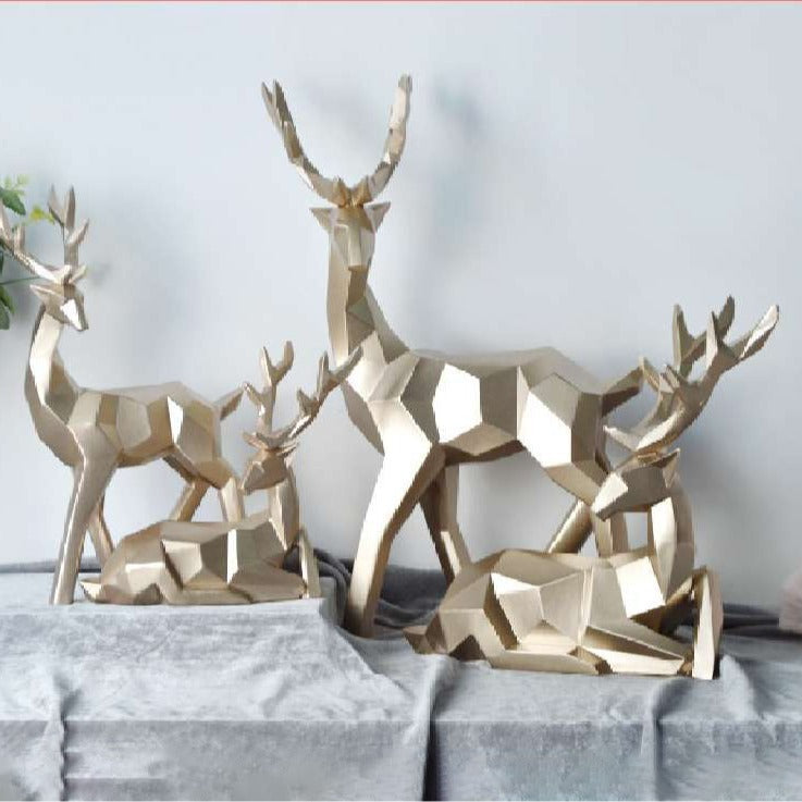 Elegant Resin Deer Figurine for Home Decor