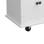 Elegant Kitchen Island Cart with Storage and Locking Wheels