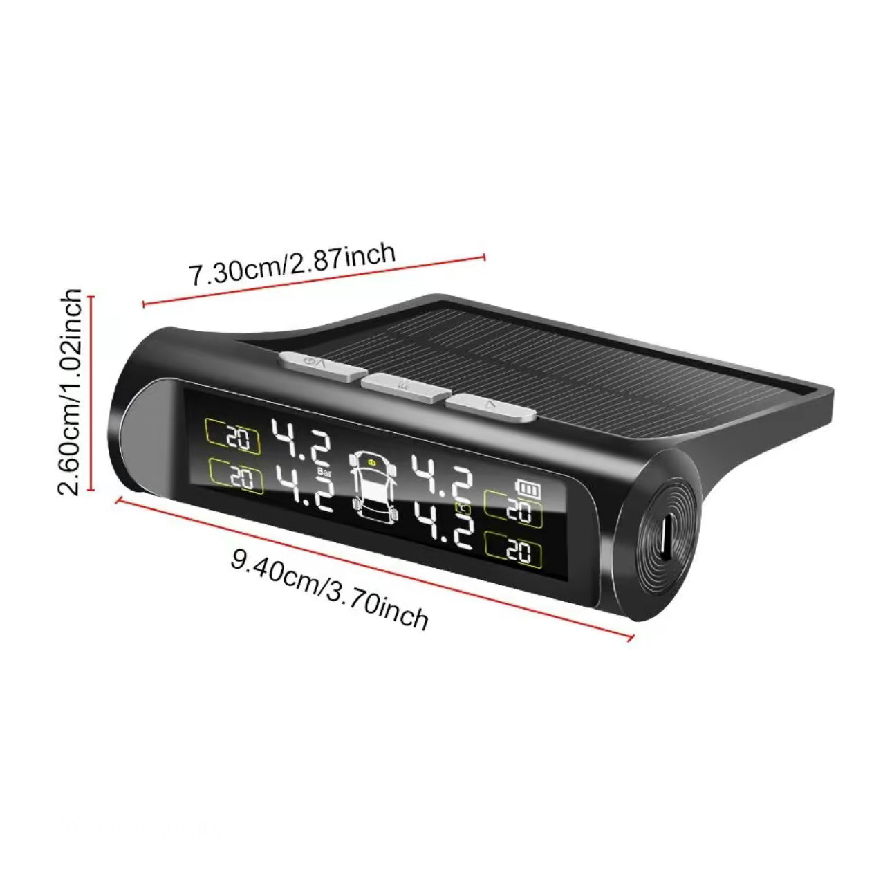 SolarTire TPMS Monitor - Korvel
