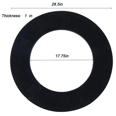 Black Dartboard Surround For Dartboard Universal Wall Protection Splicing Dartboard Surround Ring Dart Accessories - Korvel