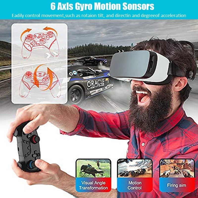 Switch Bluetooth wireless game controller PC controller with screenshot six axis gyroscope accelerator supporting wake-up - Korvel