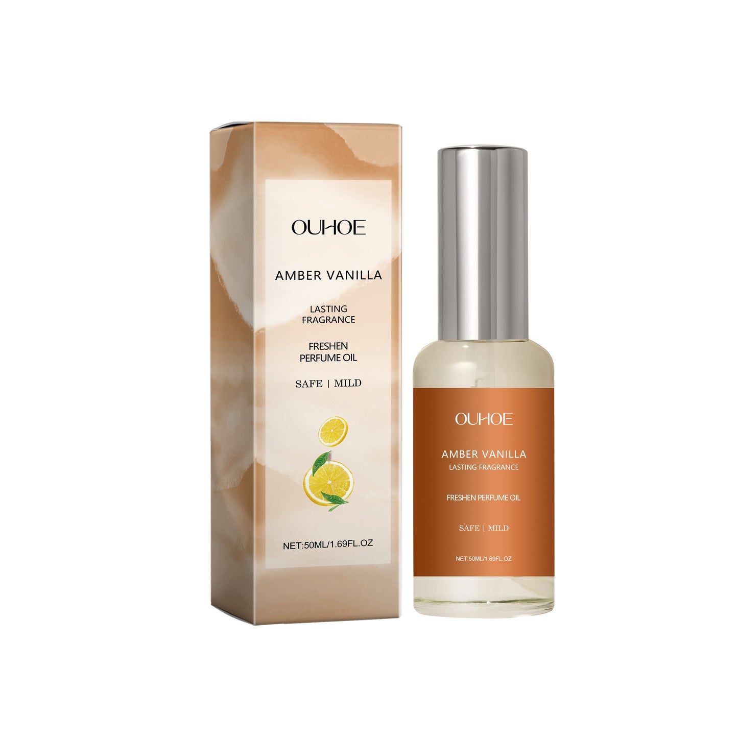 Huile de Parfum Portable Élégante - Fragrance Douce et Fraîche