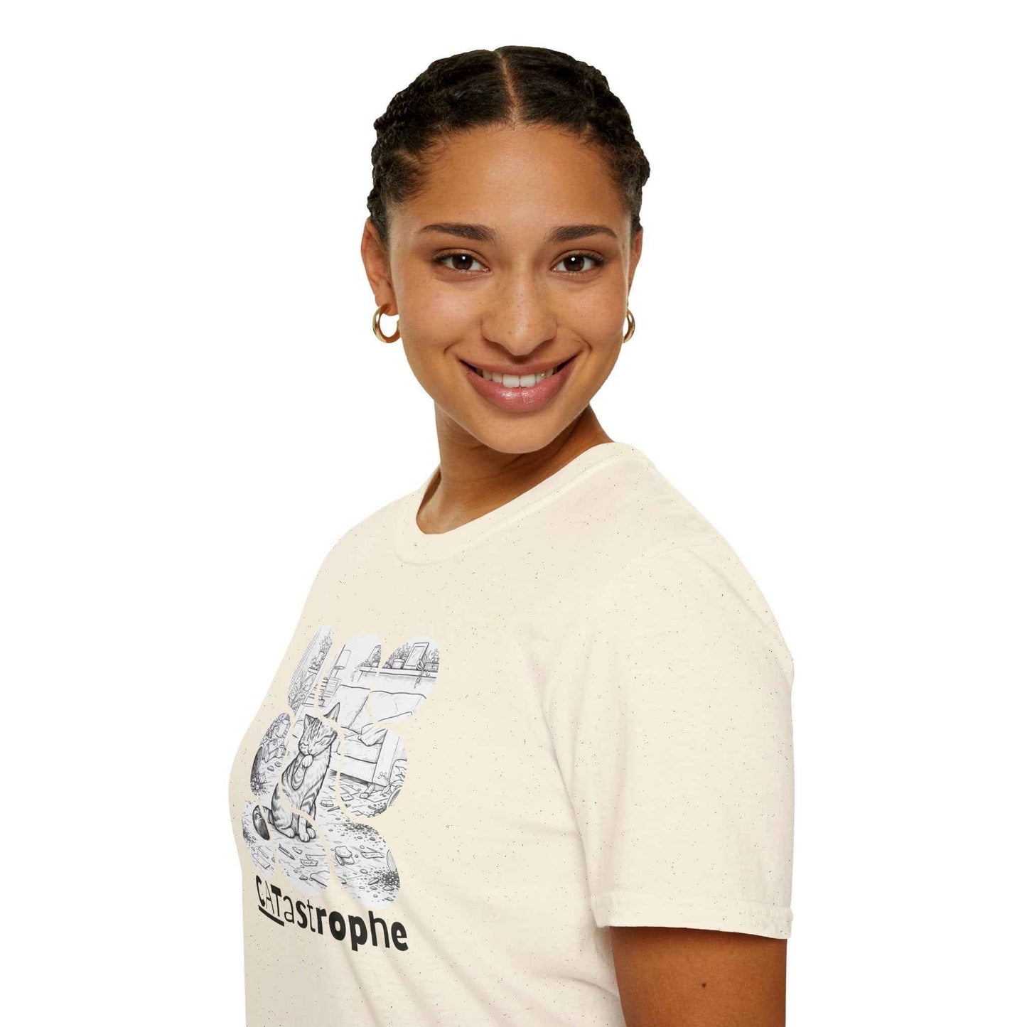 CATastrophe Cat Paw Unisex T-Shirt
