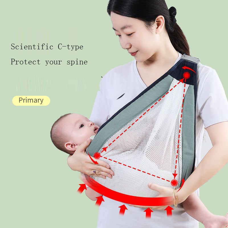Baby carrier for babies going out, simple, breathable, multifunctional, newborn baby carrier - Korvel
