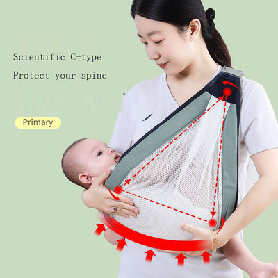 Baby carrier for babies going out, simple, breathable, multifunctional, newborn baby carrier - Korvel