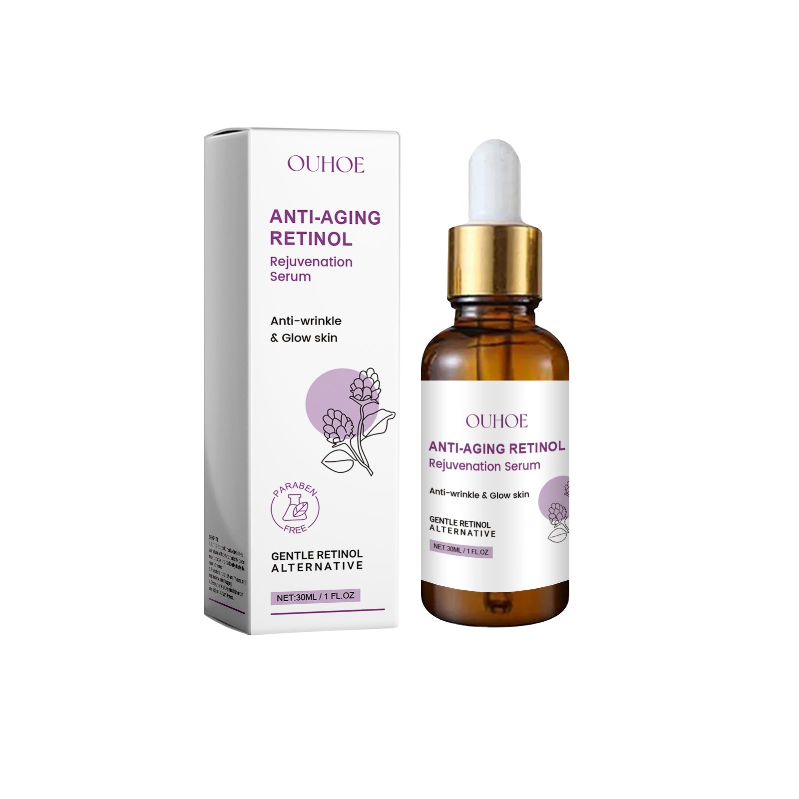 Retinol Anti-Wrinkle Essence Hydrating, Lifting, Firming And Smoothing Fine Lines Moisturizing Skin Care Essence - Korvel