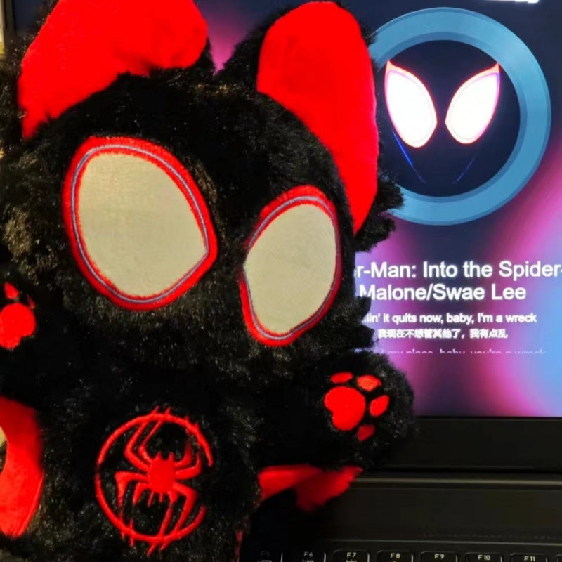 Spider-Man Cat Plush Doll - Perfect Gift for Fans