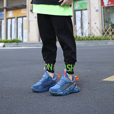 Trendy Flying Woven Upper Children's Casual Sneakers