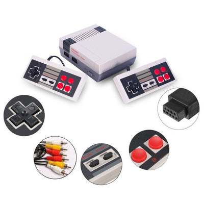 NES620 all-in-one TV game console two-player red and white 8-bit NES620 home use - Korvel