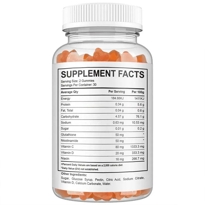 Niacinamide gummies Glutathione gummies Collagen gummies - Korvel
