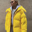 Parka en coton avec capuche amovible et style pour l'hiver
